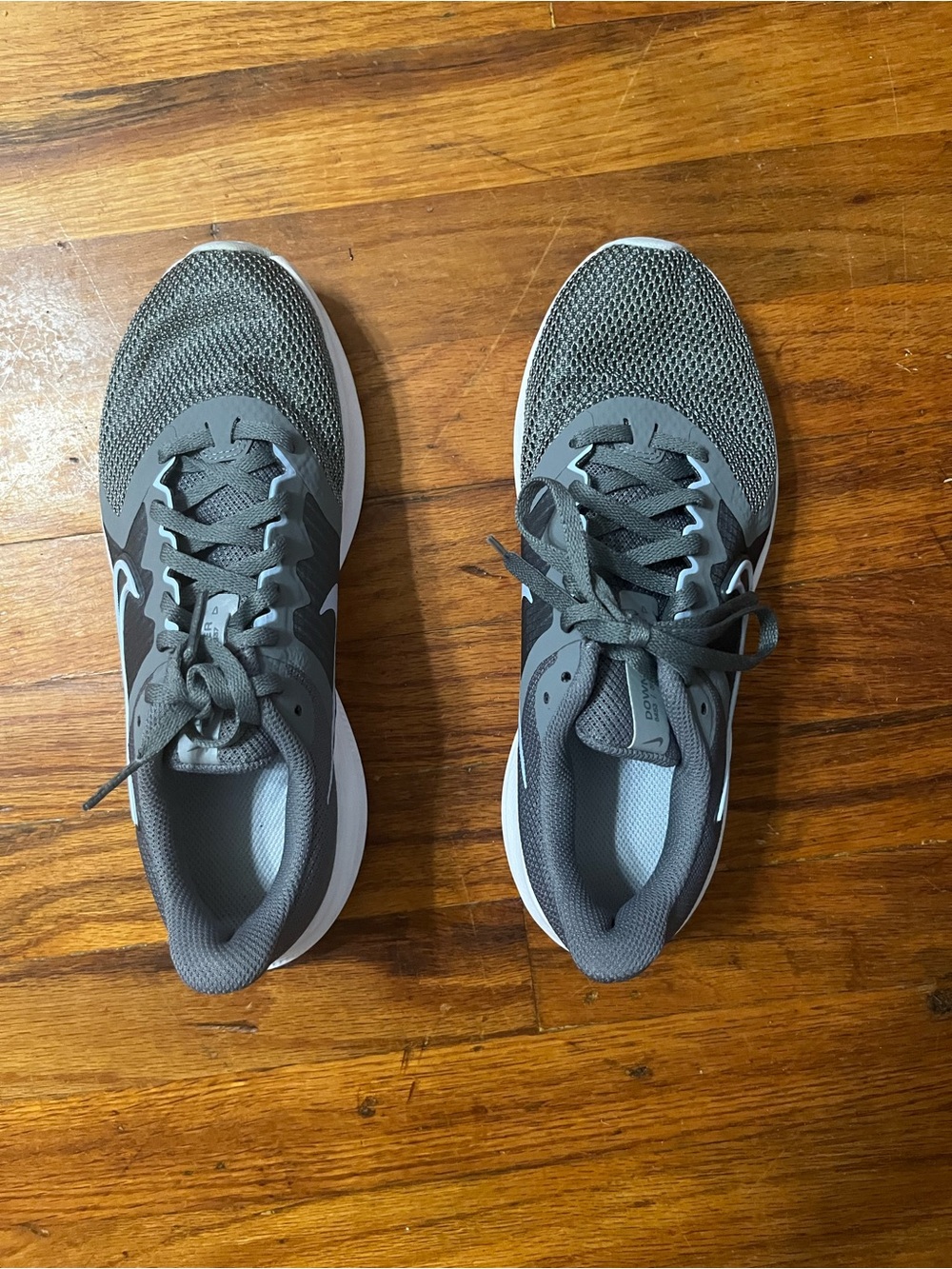 Nike Gray Downshifter Mesh Running Sneakers